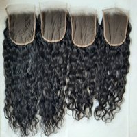 Indian Curly Transparent Lace  Closure