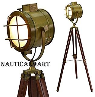 Cinema Studio Floor Prop Light with Tripod Lamp by NauticalMart