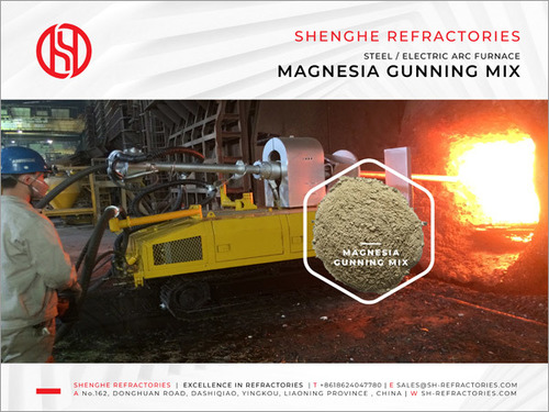 Mineral Refractories Magnesia Gunning Mix
