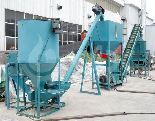 Semi Automatic Poultry Feed Plant