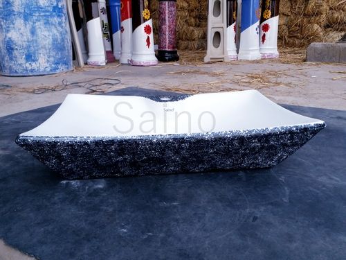 DESIGNER SQUARE TABLE TOP BASIN VITROSA