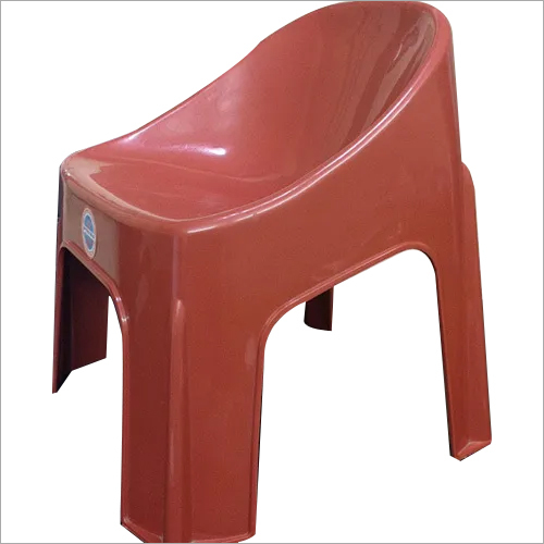 Industrial Plastic Stool - Color: Red