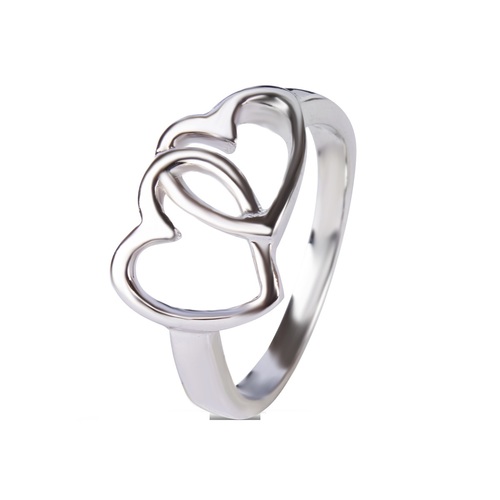 Silver Heart Shape Ring