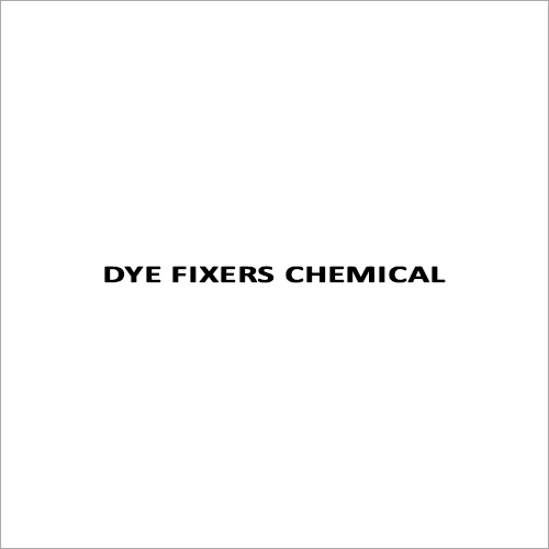 Dye Fixers Chemical