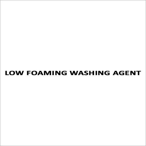 Low Foaming Washing Agent