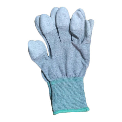 Full Fingered Safety Gloves - Woolen Material, Sizes S, M, L, Grey Color | Quick Dry, Washable, Strong Grip, Tear Resistant, Skin-Friendly