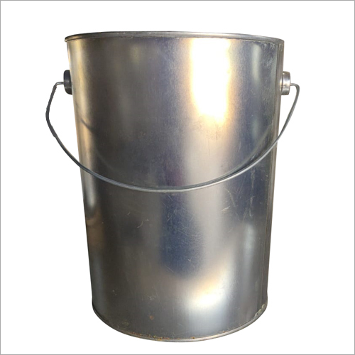 Round Tin Bucket By A.H.S TIN PROJECT METALS