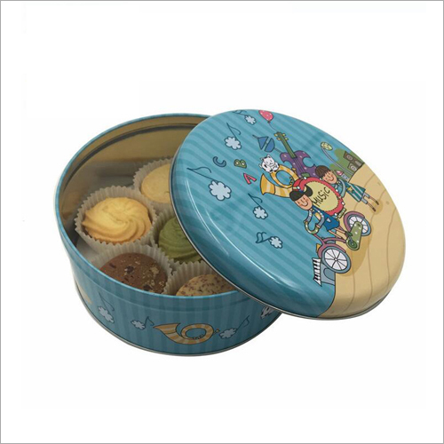 Chocolate Round Tin Can