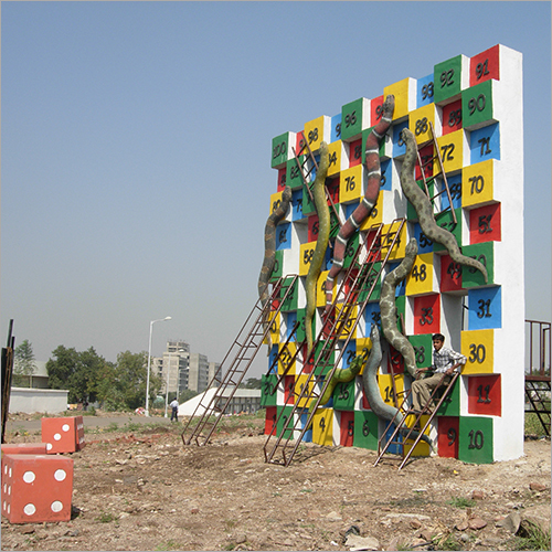 20 Foot Monument Snake and Ladder Iron and Cement Concrete Monuments