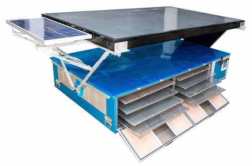 60Kg Capacity 100% Solar Power Dryer Dimension(L*W*H): 2100X1300X700 Millimeter (Mm)