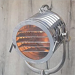 Authentic British Design Tripod Search Light in Chrome Finish by Nauticalmart