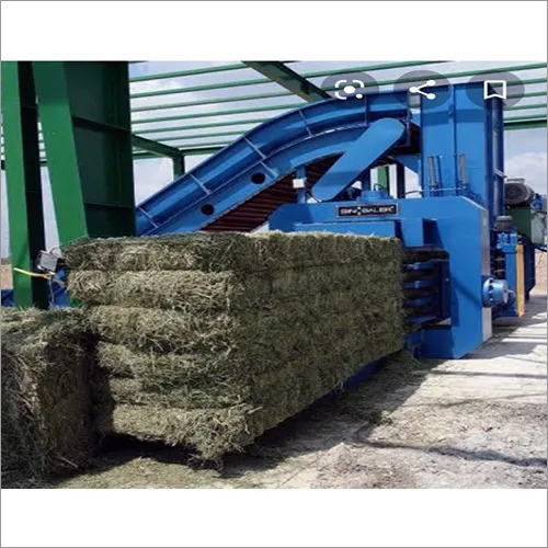 Continuous Biomass Baling System