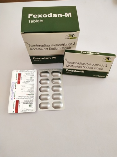 FEXOFENADINE 120mg + MONTELUKAST 10mg - Tablets for Allergy & Asthma Relief | Suitable for Adults, Teenagers, Women