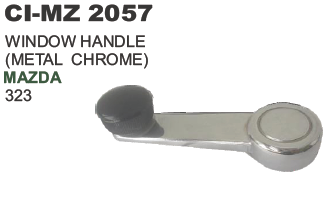 Window Handle Metal Chrome Mazda - Metal Chrome Finish | 4 Wheeler Compatibility, Warranty Included