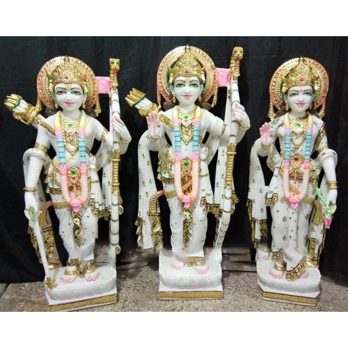 Marble God Ram Darbar Statue