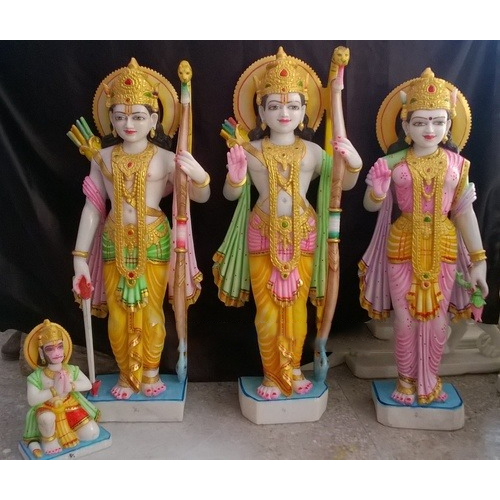 Marble Ram Darbar Murti