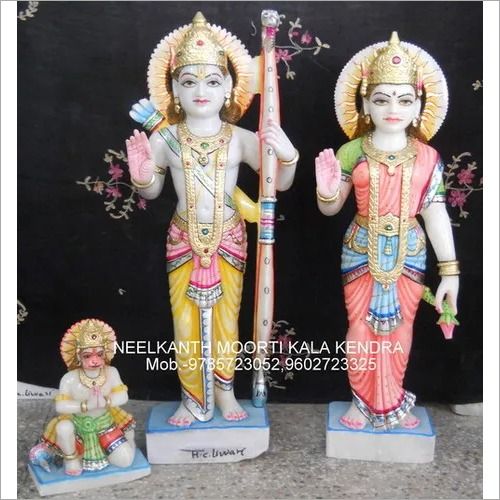 Ram Sita Hanuman God statue