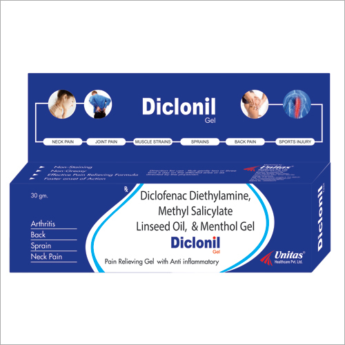 Diclofenac Diethylamine Methyl Salicylate Linseed Oil And Menthol Gel