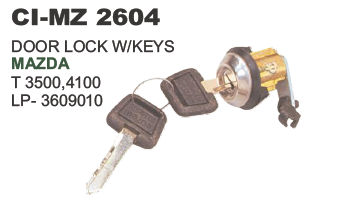 Door Lock With Keys Mazda