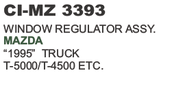 Window Regulator Assy Mazda