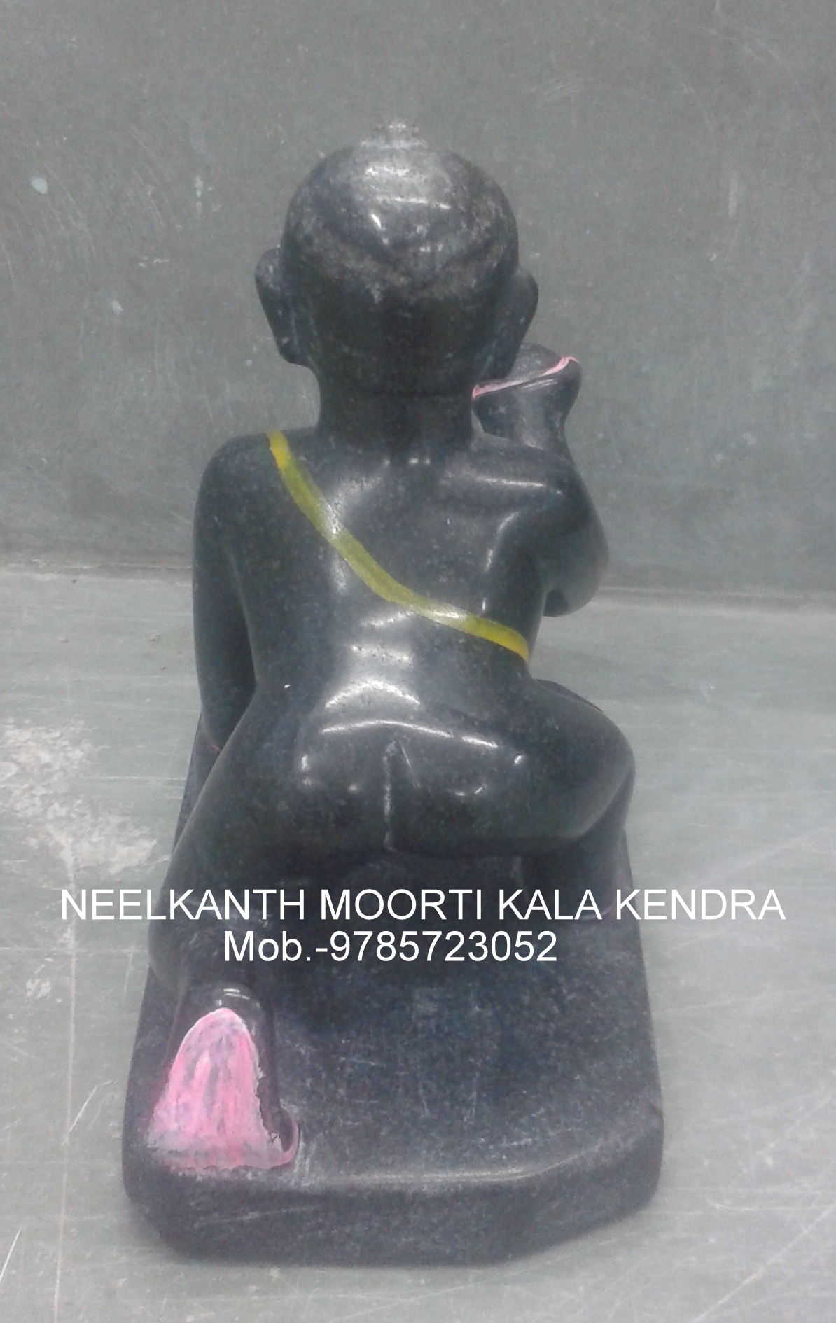 Black Marble Laddu Gopal Statue