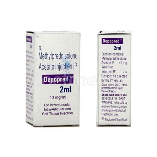Depopred 2Ml Methylprednisolone Injection Ingredients: Bupivacaine