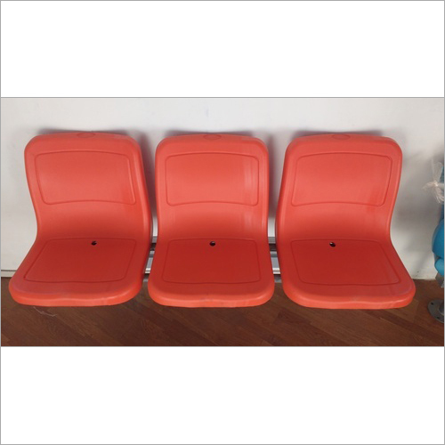 Plastic Visitor Chairs - Plastic, Varied Dimensions, Orange | Lightweight, Durable, Stackable, Comfortable Seating, Easy to Clean, Load Capacity 250 lbs, 1 Year Warranty