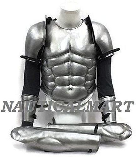 Steel Nauticalmart Medieval Breastplate Sca Larp Armour Greek Muscle Armour Set