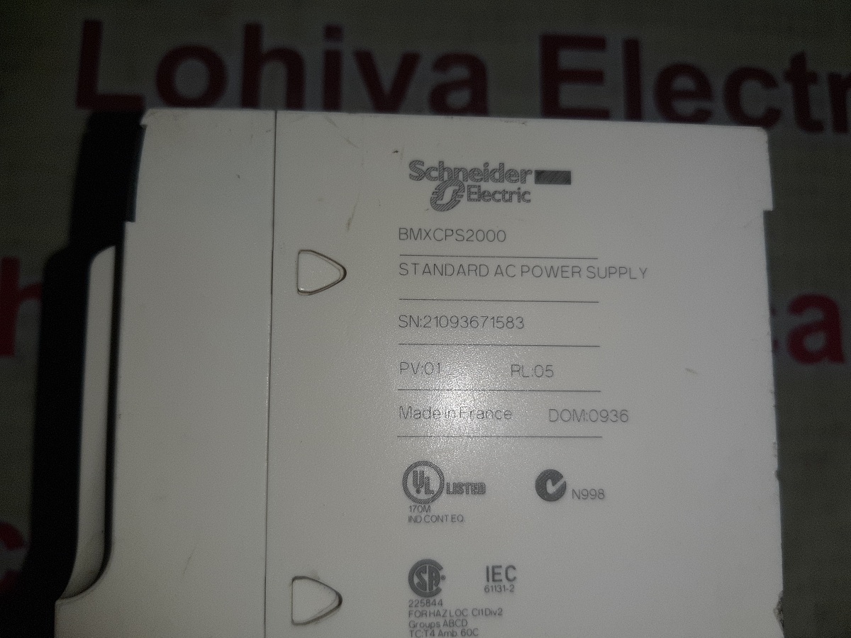 SCHNEIDER ELECTRIC AC POWER SUPLLY