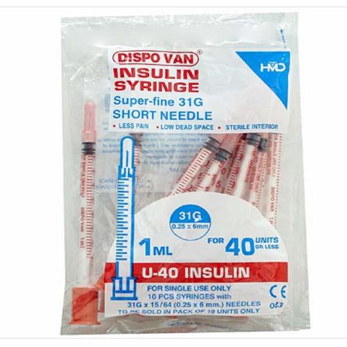 Insulin Syringes Grade: Medical Grade