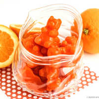 Vibrant Orange Natural Colour