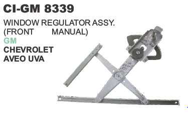 Window Regulator Assy Front Manual GM Chevrolet