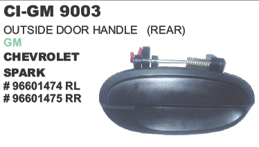 Outside Door Handle Rear GM Chevrolet