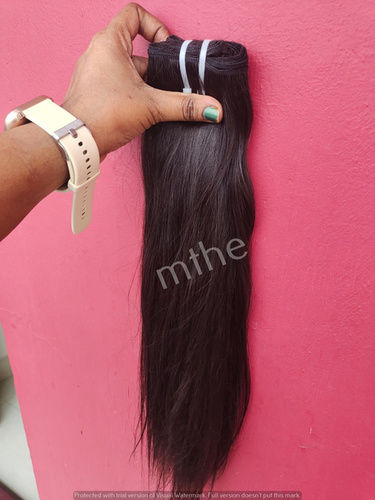 UNPROCESSED MACHINE WEFT STRAIGHT HAIR EXTENSIONS