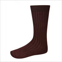 Arnav Cool Cotton Formal Long Socks - Cotton Material, Men's Size, Brown Color | Middle Elasticity, No Fade, Washable, All Season