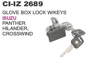 Glove Box Lock w /keys Isuzu
