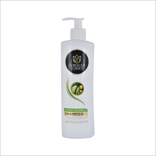 350 Ml Gorgeous Cosmos Henna Liquorice Shampoo 1.4 Dioxane & Paraben Free Falling & Thinning Hair Hair Growth Promoter