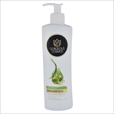350 ml Gorgeous Cosmos Aloevera With Green Apple Shampoo Dioxane & Paraben Free Scalp Heal for Normal to Damaged Hair Mild Daily Shampoo