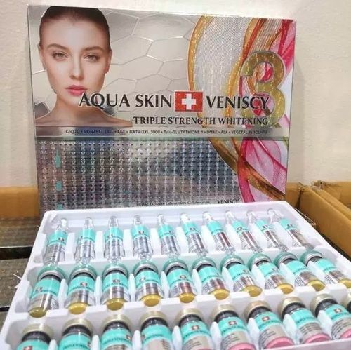 AQUA SKIN VENISCY 3 TRIPLE STRENGTH WHITENING GLUTATHIONE INJECTIONS