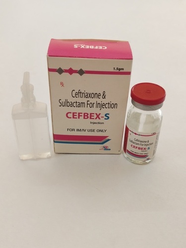 CRFTRIAXONE Injection - 1000mg + SULBACTAM 500mg Powder | Suitable for Adults, Teenagers, and Women