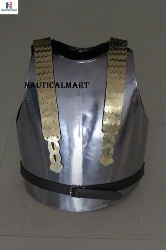 NauticalMart Medieval Knight Steel Armor Breastplate - ONE Size