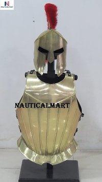 Steel Nauticalmart Medieval Knight Armor Breastplate With Spartan Helmet