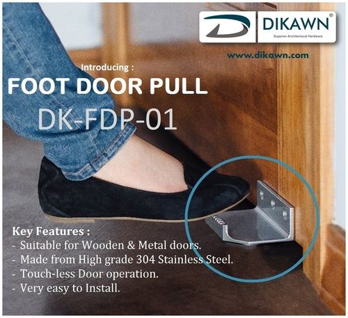 Foot door pull