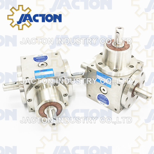 Bss110 Corrosion-Resistant 3 Way 1 to 1 Ratio Transmisions, Compact Stainless Steel 1: 1 Ratio 90 Degree Gearbox