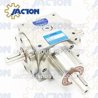 Bss140 Corrosion-Resistant Shaft Drive 90 Degree Right Angle Bevel Gearbox, Compact Stainless Steel T Drive Gearbox Right Angle