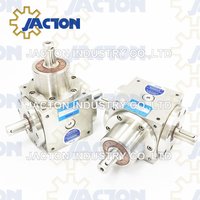 Bss140 Corrosion-Resistant Shaft Drive 90 Degree Right Angle Bevel Gearbox, Compact Stainless Steel T Drive Gearbox Right Angle