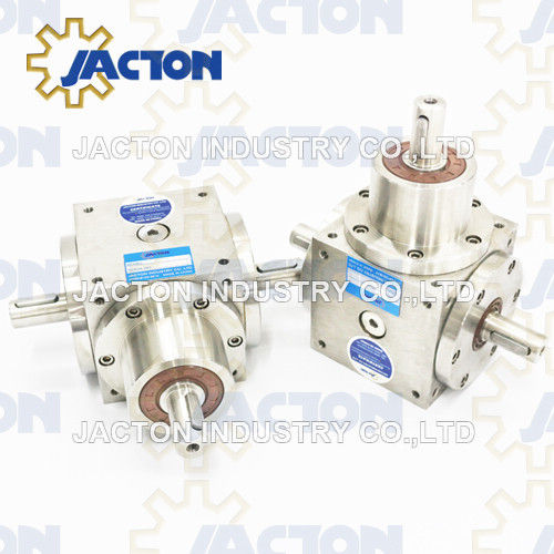 90°right angle bevel gear reversing gearbox 1:2 hand crank micro-angle  reducer