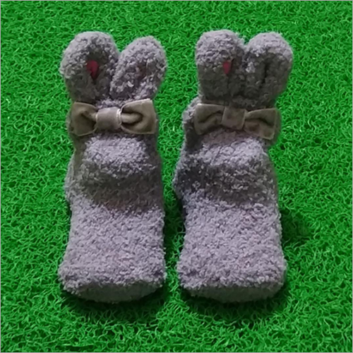 Ben Benny Shoes - Soft Fluffy Fabric, Lightweight Design for 1-8 Month Old Babies, Purple Color