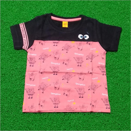 Half Sleeves T-shirt - Cotton, Size: 1-12 Months, Available in Different Colors | Perfect for Baby Clothing Needs