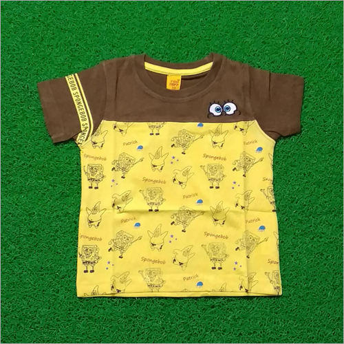 Cotton Half Sleeves Baby T-shirt - 1-12 Months, Available in Various Colors, Ideal for Baby Clothing